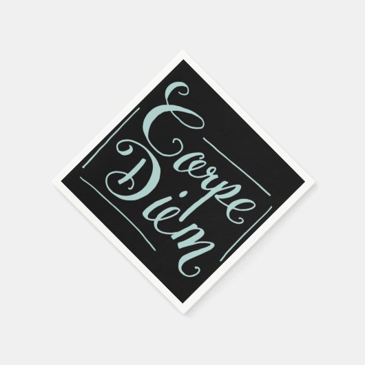 Serviette En Papier Carpe Diem Fancy (Coin)
