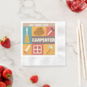 Serviette En Papier Carpenter Professionnel Iconique Conçu (En situation)