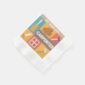 Serviette En Papier Carpenter Professionnel Iconique Conçu (Coin)