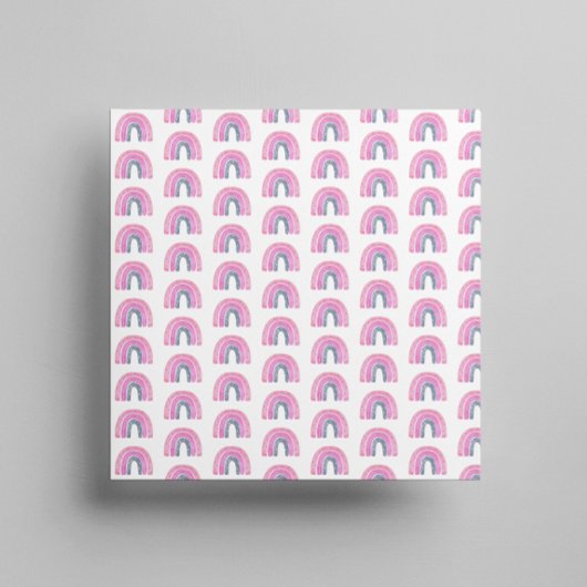 Serviette En Papier Carré Baby shower Rainbow Boy