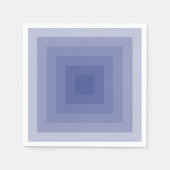 Serviette En Papier Carré bleu violet géométrique (Devant)