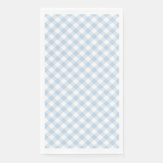 Serviette En Papier Carreaux bleus (Devant)
