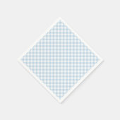 Serviette En Papier Carreaux bleus (Coin)