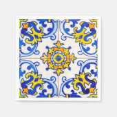Serviette En Papier Carreaux d'art Azulejo (Devant)