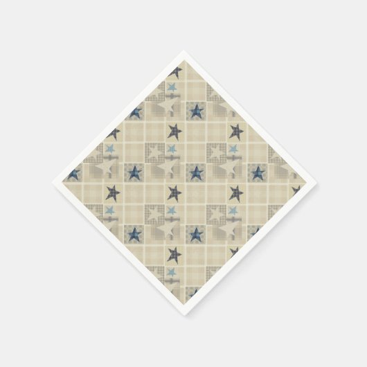 Serviette En Papier Carrelage beige (Coin)