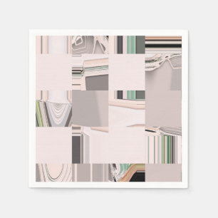 Serviette En Papier Carrelage d'art Abstrait