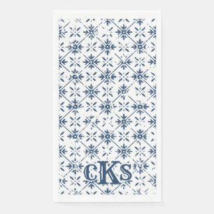 Serviette En Papier Carrelage espagnol désorganisé Serviettes en pap