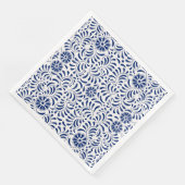 Serviette En Papier Carrelage Talavera bleu style espagnol Fiesta (Coin)
