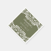 Serviette En Papier Carrelage Talavera Vert Espagnol Fiesta Bébé Parse (Coin)