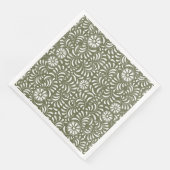 Serviette En Papier Carrelage Talavera Vert Style Fiesta (Coin)