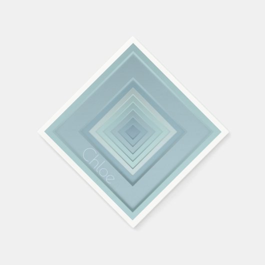 Serviette En Papier Carrés géométriques vintages (Coin)