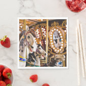 Serviette En Papier Carrousel (En situation)