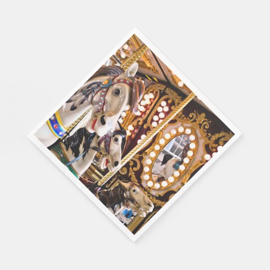Serviette En Papier Carrousel (Coin)