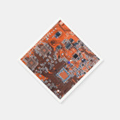 Serviette En Papier Carte circuit imprimé circuit orange PCB (Coin)
