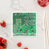 Serviette En Papier Carte circuit imprimé circuit vert PCB (En situation)