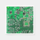 Serviette En Papier Carte circuit imprimé circuit vert PCB (Devant)