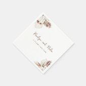 Serviette En Papier Carte de boîtier SIERRA Bohemian Pampas (Coin)