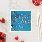 Serviette En Papier Carte de circuit électronique (En situation)
