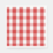 Serviette En Papier Carte de contrôle Papier-Rouge (Devant)