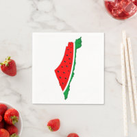 Carte de Palestine Watermelon Symbole de la libert