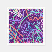 Serviette En Papier Carte des étoiles (Devant)