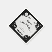 Serviette En Papier Carte d'esprit Halloween Papier Napkin (Coin)