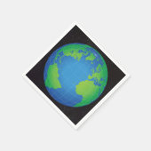 Serviette En Papier Carte du monde Starry Sky (Coin)