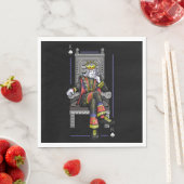 Serviette En Papier Carte King (En situation)