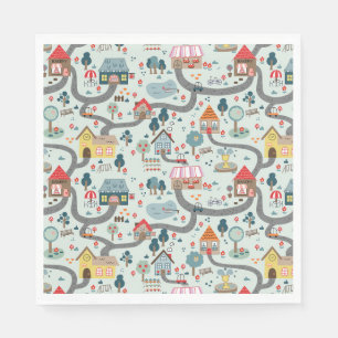 Serviette En Papier Carte Papier Napkins