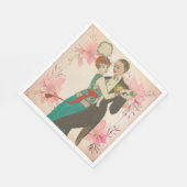 Serviette En Papier Carte Papier Postale Napkin (Coin)