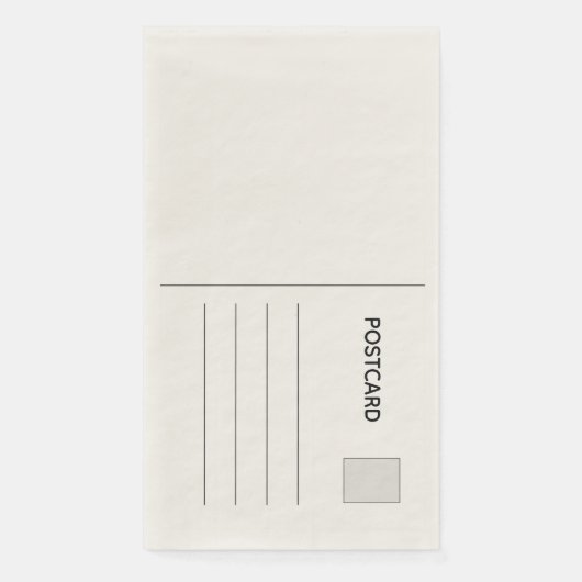 Serviette En Papier Carte postale (Devant)