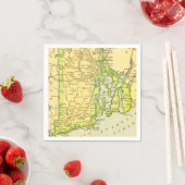 Serviette En Papier Carte postale de Rhode Island (En situation)