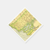 Serviette En Papier Carte postale de Rhode Island (Coin)