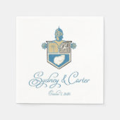 Serviette En Papier Carter Sydney Mariage Napkin (Devant)