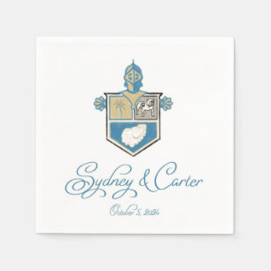 Serviette En Papier Carter Sydney Mariage Napkin