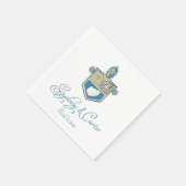 Serviette En Papier Carter Sydney Mariage Napkin (Coin)