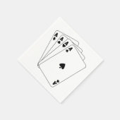 Serviette En Papier Cartes As (Coin)