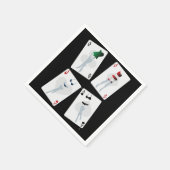 Serviette En Papier Cartes de jeu sophistiquées Papier (Coin)