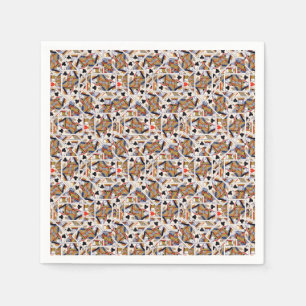 Serviette En Papier Cartes de lecture Papier Napkin