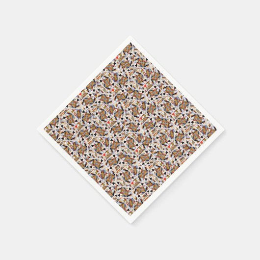 Serviette En Papier Cartes de lecture Papier Napkin (Coin)