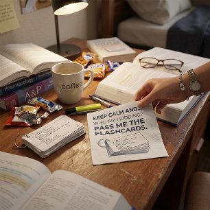 Serviette En Papier Cartes de révision drôles pour étudiant en soins i