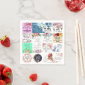 Serviette En Papier Cartes de verset bibliques Papier (En situation)