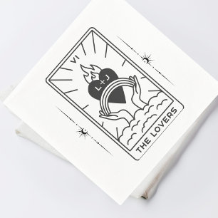 Serviette En Papier Cartes Tarot   Enterrement de vie de jeune fille  