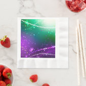 Serviette En Papier Carthagène Solive Purple (En situation)