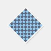 Serviette En Papier Carton bleu (Coin)