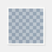 Serviette En Papier Carton bleu Dusty (Devant)