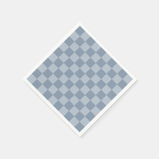 Serviette En Papier Carton bleu Dusty (Coin)