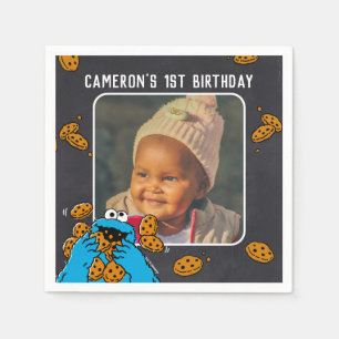 Serviette En Papier Carton d'Anniversaire du Monstre-Cookies