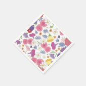 Serviette En Papier Carton floral (Coin)