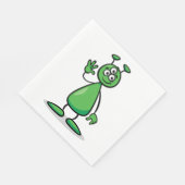 Serviette En Papier Cartoon Martian (Coin)